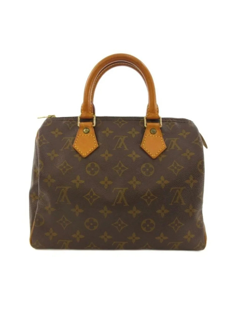 Louis Vuitton Monogram Speedy 25 Mini Boston Bag Brown
